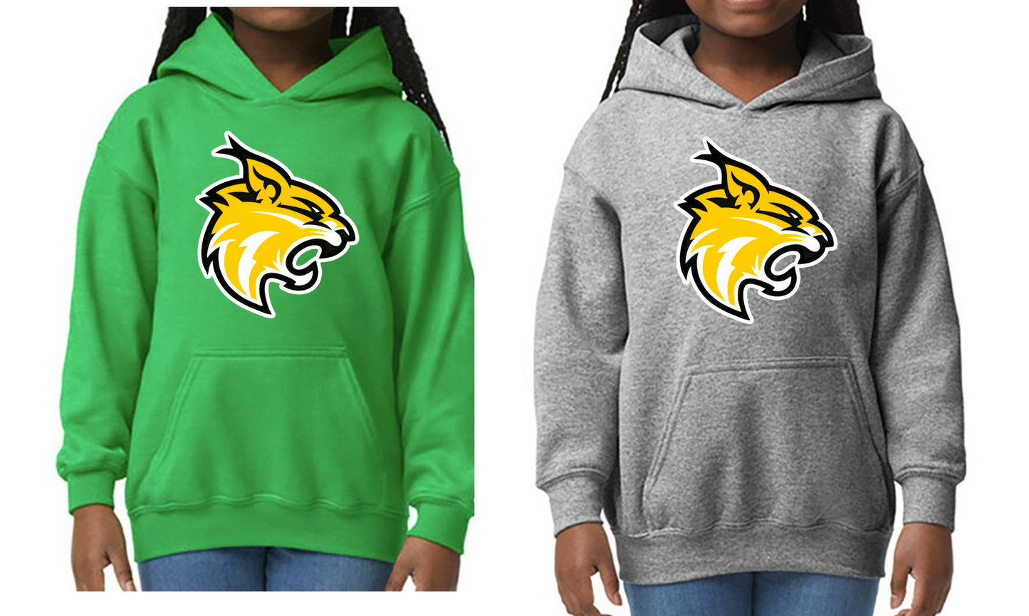 Biggby Bobcats Hooded Sweatshirt, Youth and Adult