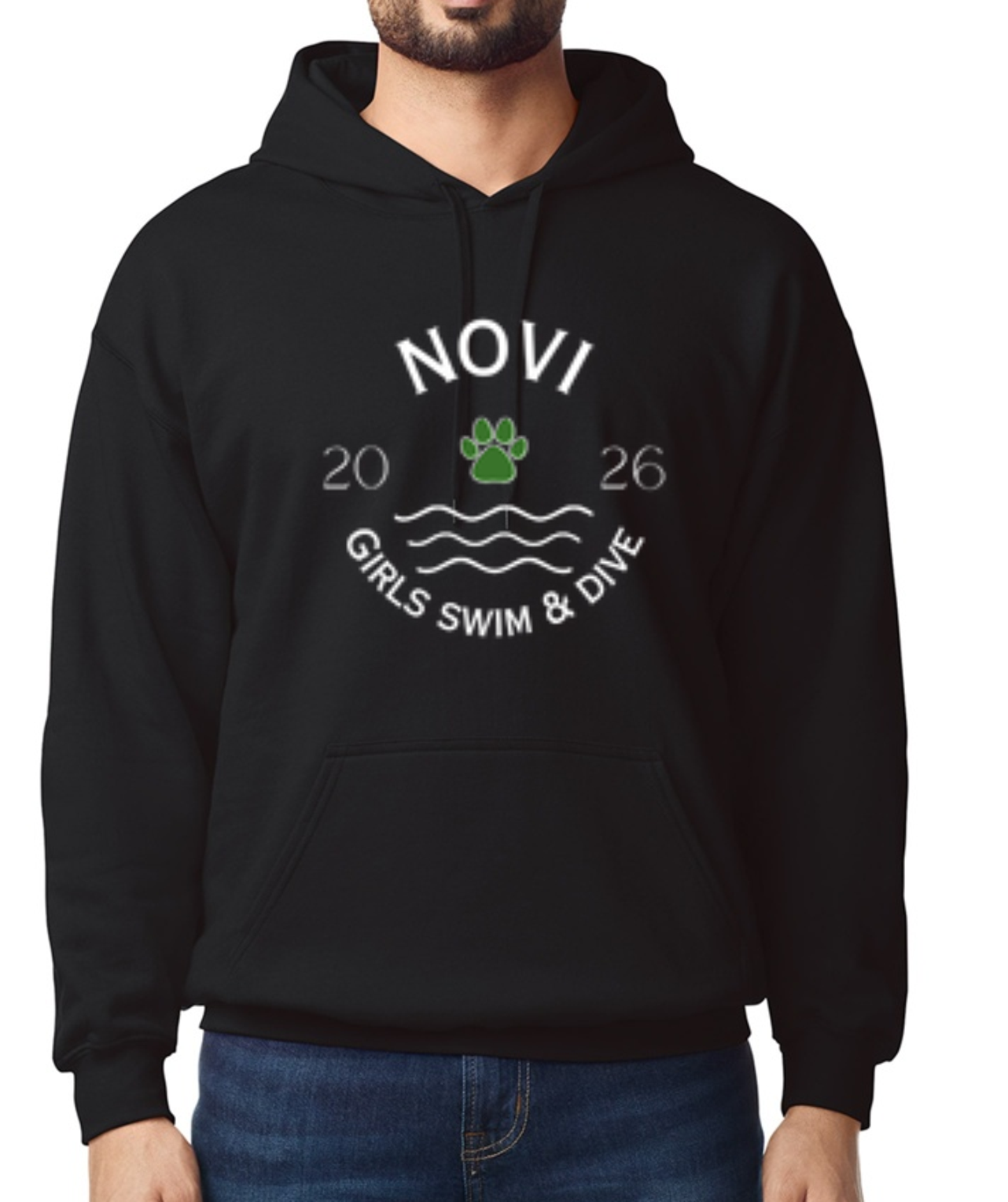 Novi Girls Swim & Dive- Hooded Sweatshirt, Unisex