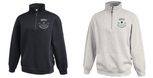 Novi Girls Swim & Dive- Classic 1/4 zip, Unisex Fit