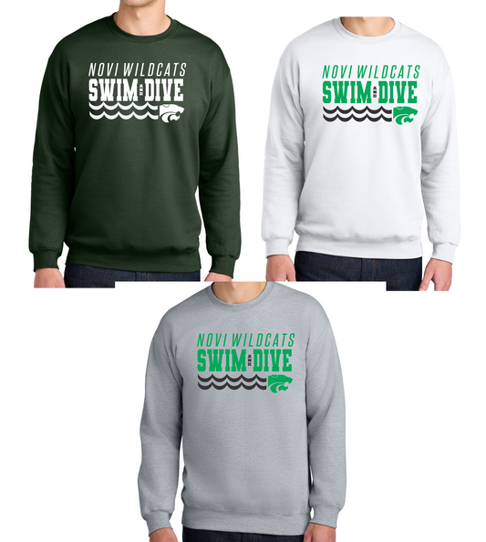 Novi Swim & Dive Crewneck Sweatshirt- Design #2