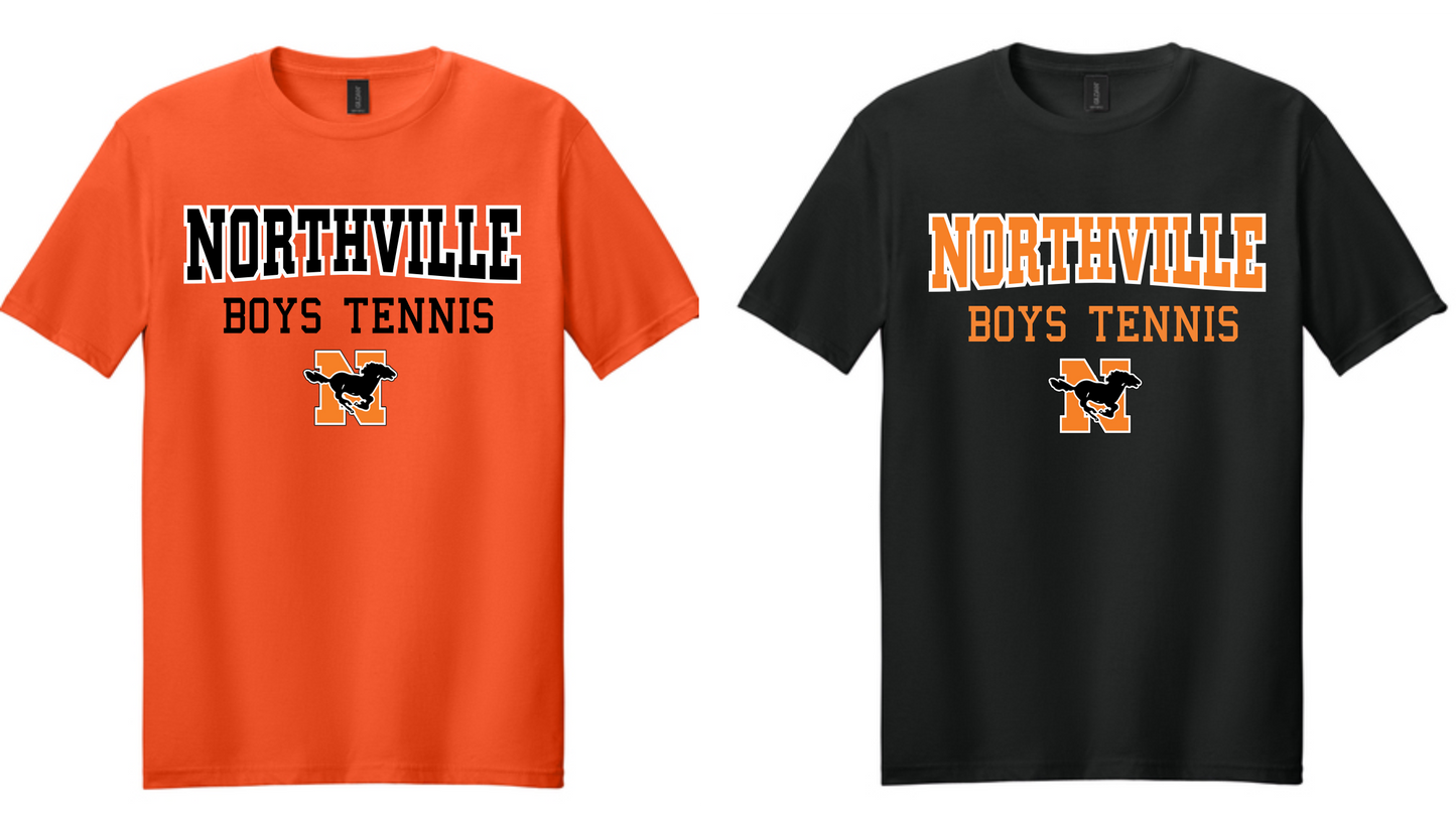 Northville Boys Tennis- Gildan Softstyle t-shirt - Logo #1 Option