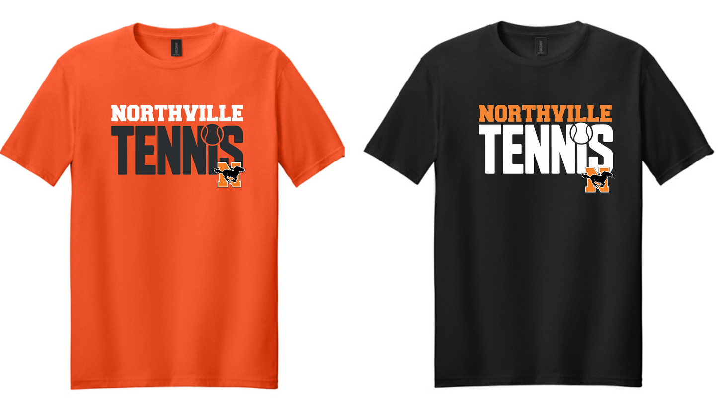 Northville Boys Tennis- Gildan Softstyle t-shirt - Logo #2 Option