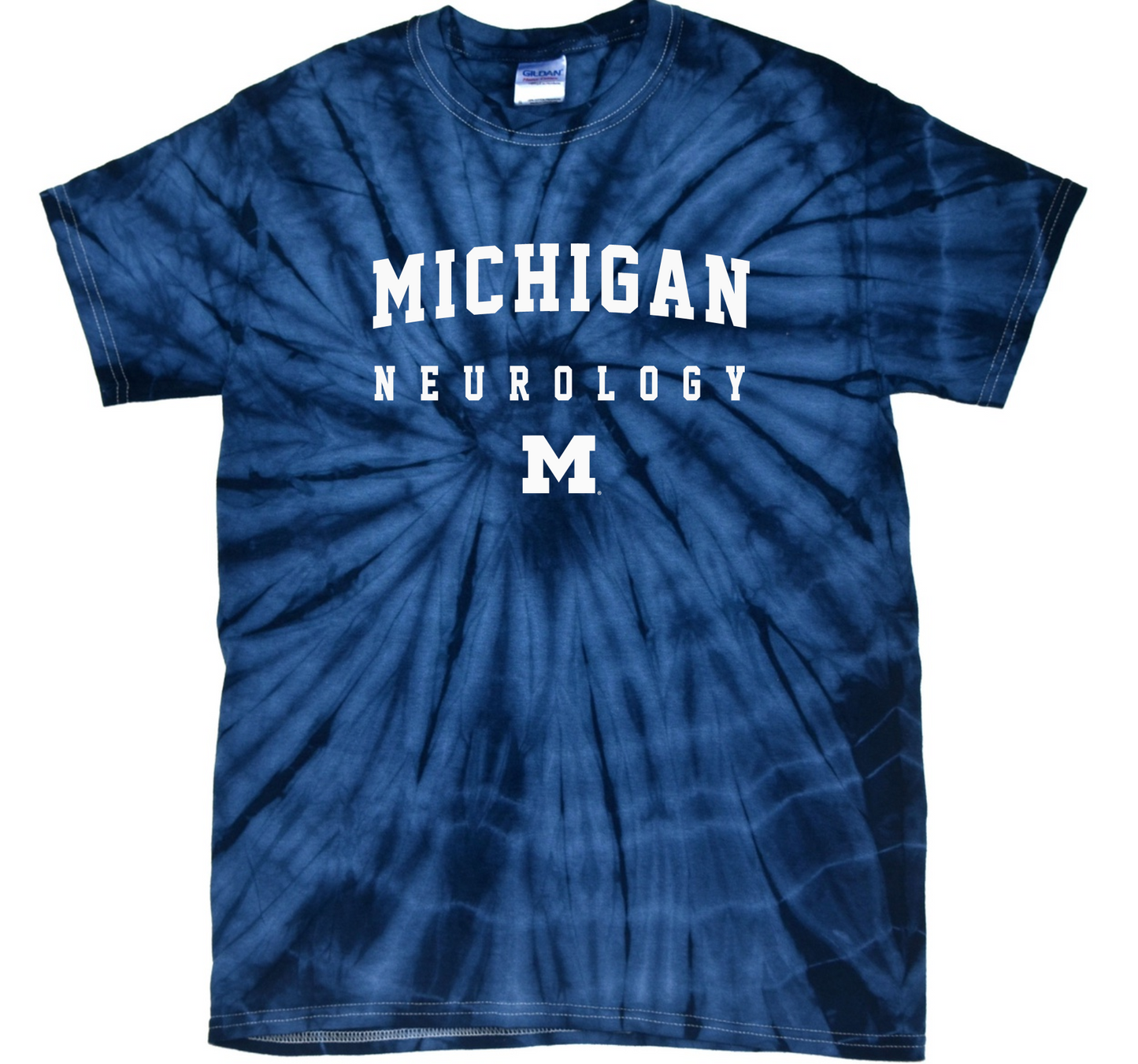 Tie Dye Michigan Neurology T-Shirt, Unisex Fit