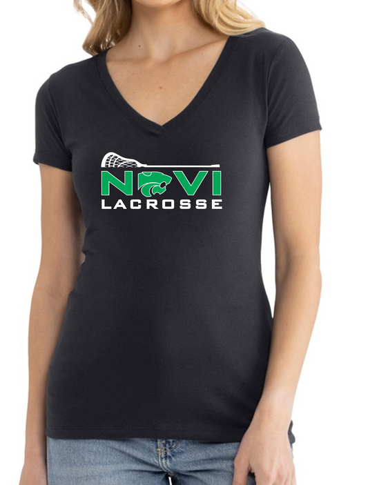 Novi Lacrosse Women's V-Neck T-shirt