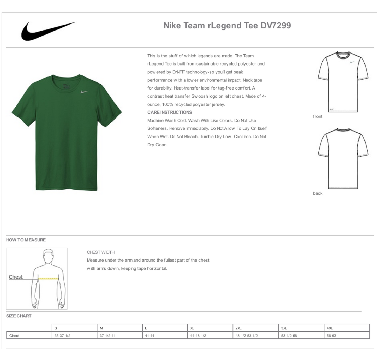 Novi Lacrosse Nike Dri-fit T-shirt