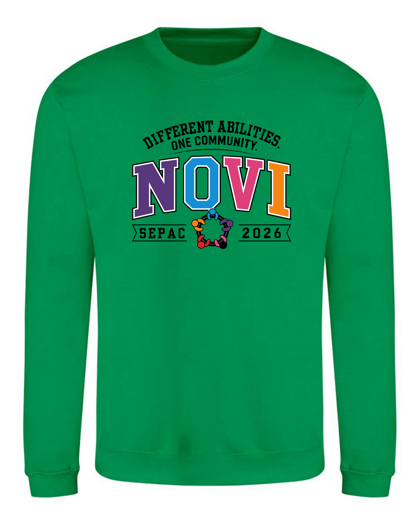 NOVI SEPAC- One Community Crewneck Sweatshirt, Adult