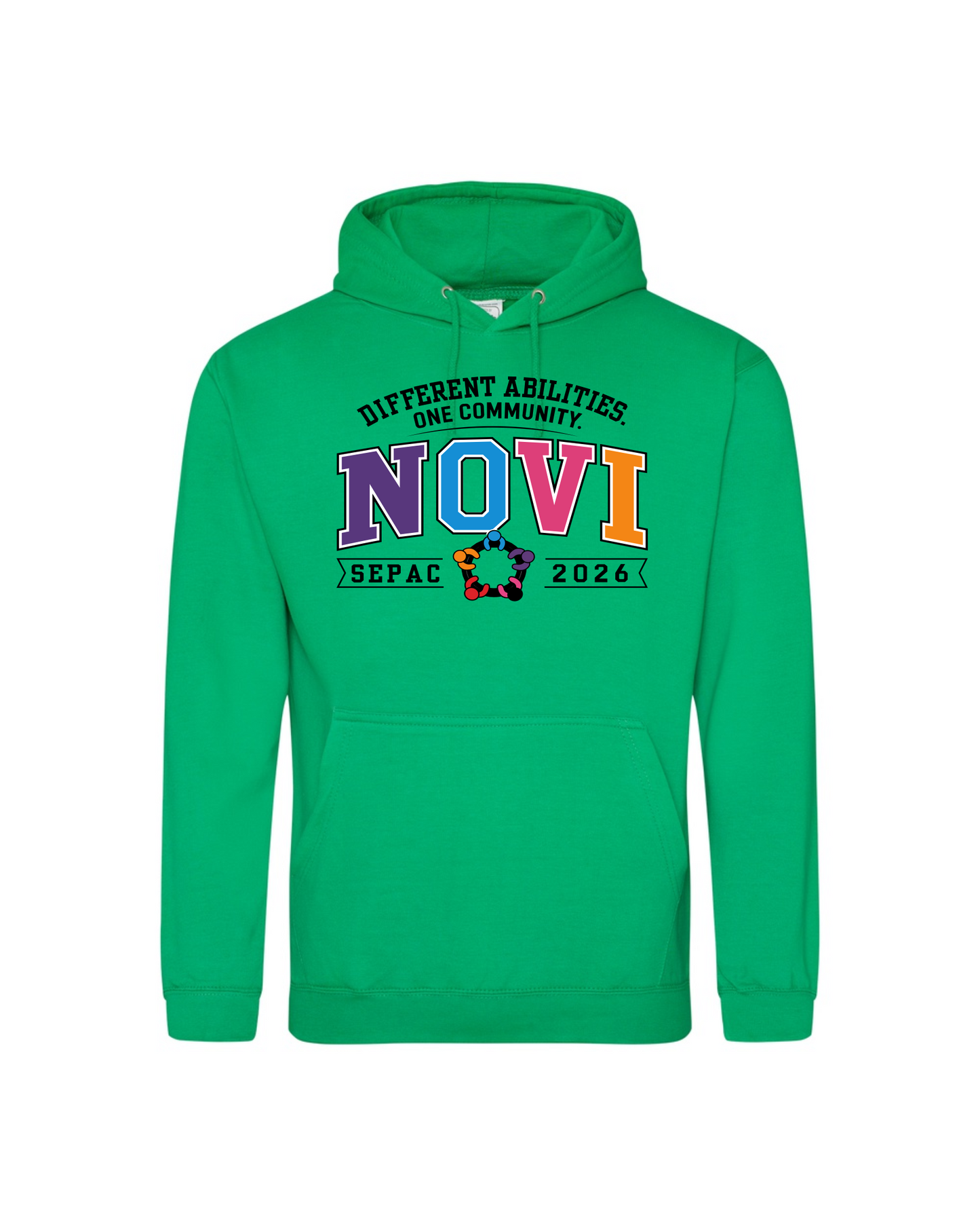 NOVI SEPAC- One Community Hooded Sweatshirt, Adult