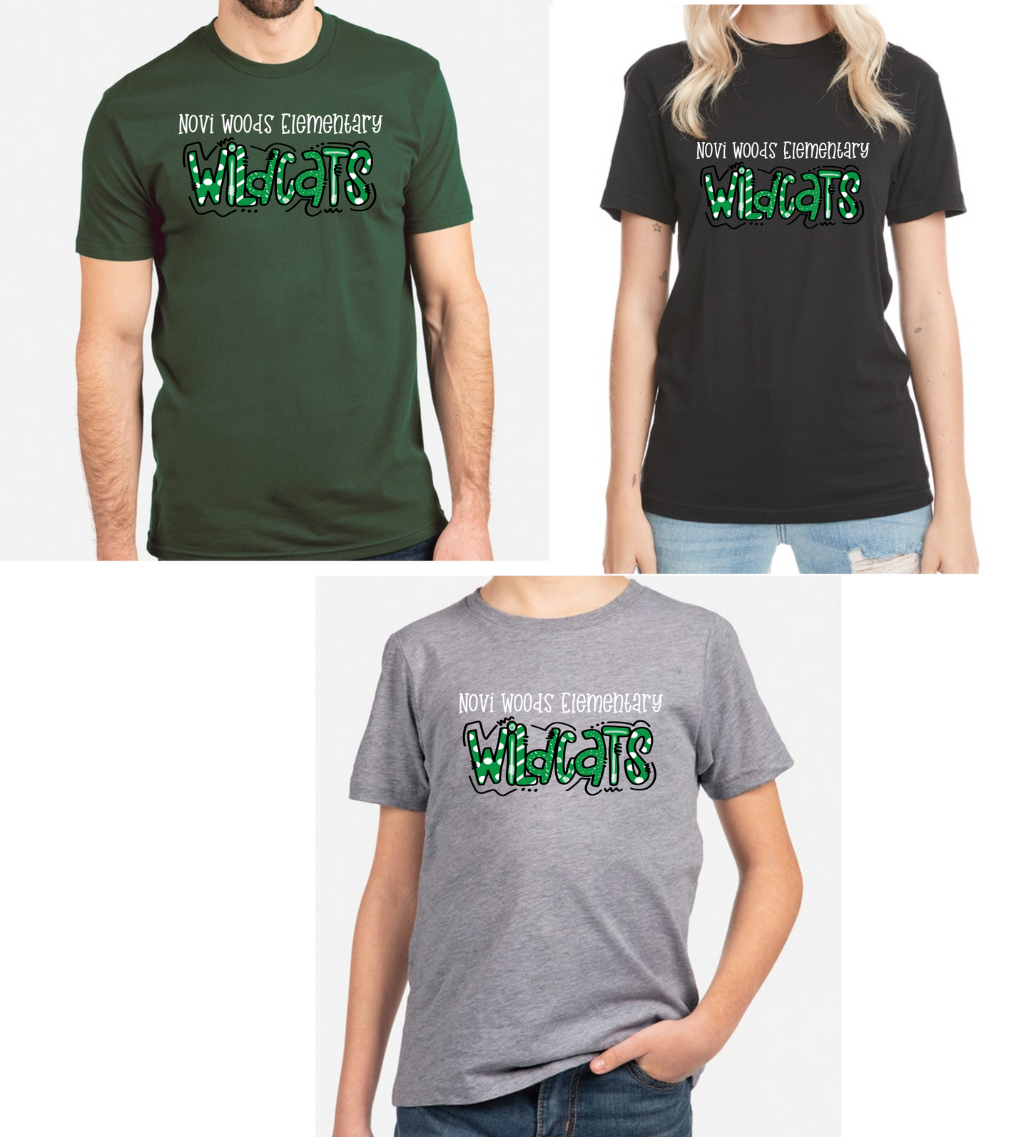 Novi Woods Short Sleeve T-shirt, Adult and Youth Sizes