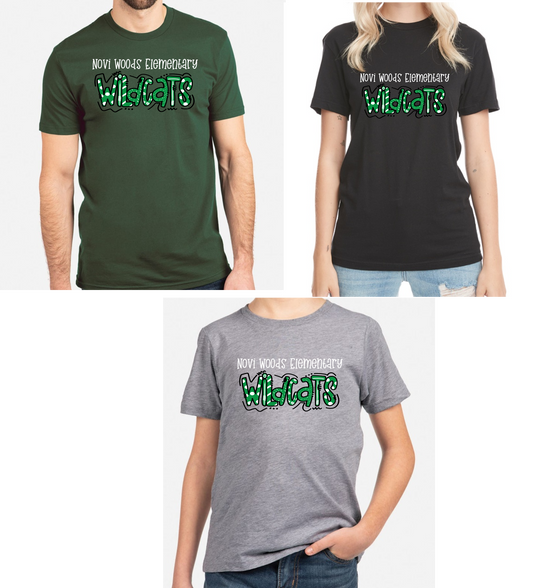 Novi Woods Short Sleeve T-shirt, Adult and Youth Sizes