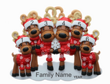 Mr. & Mrs. Reindeer - Family of 6