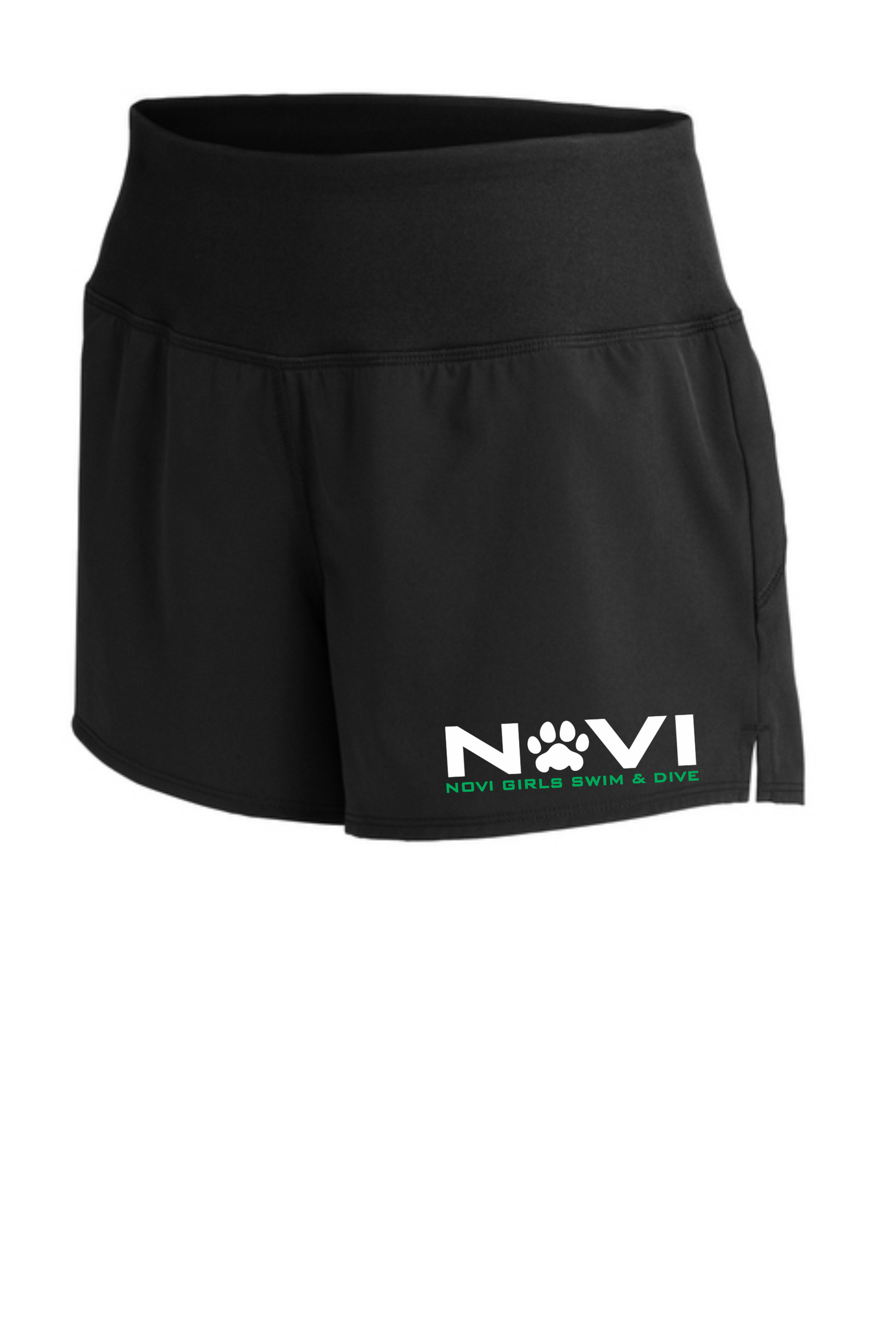 Novi Girls Swim & Dive-Athletic Shorts, Women's Fit