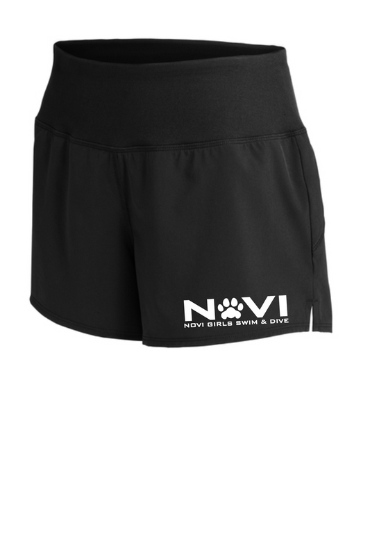 Novi Girls Swim & Dive-Athletic Shorts, Women's Fit