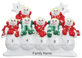 7 Snowmen- Personalized Tabletop Decoration