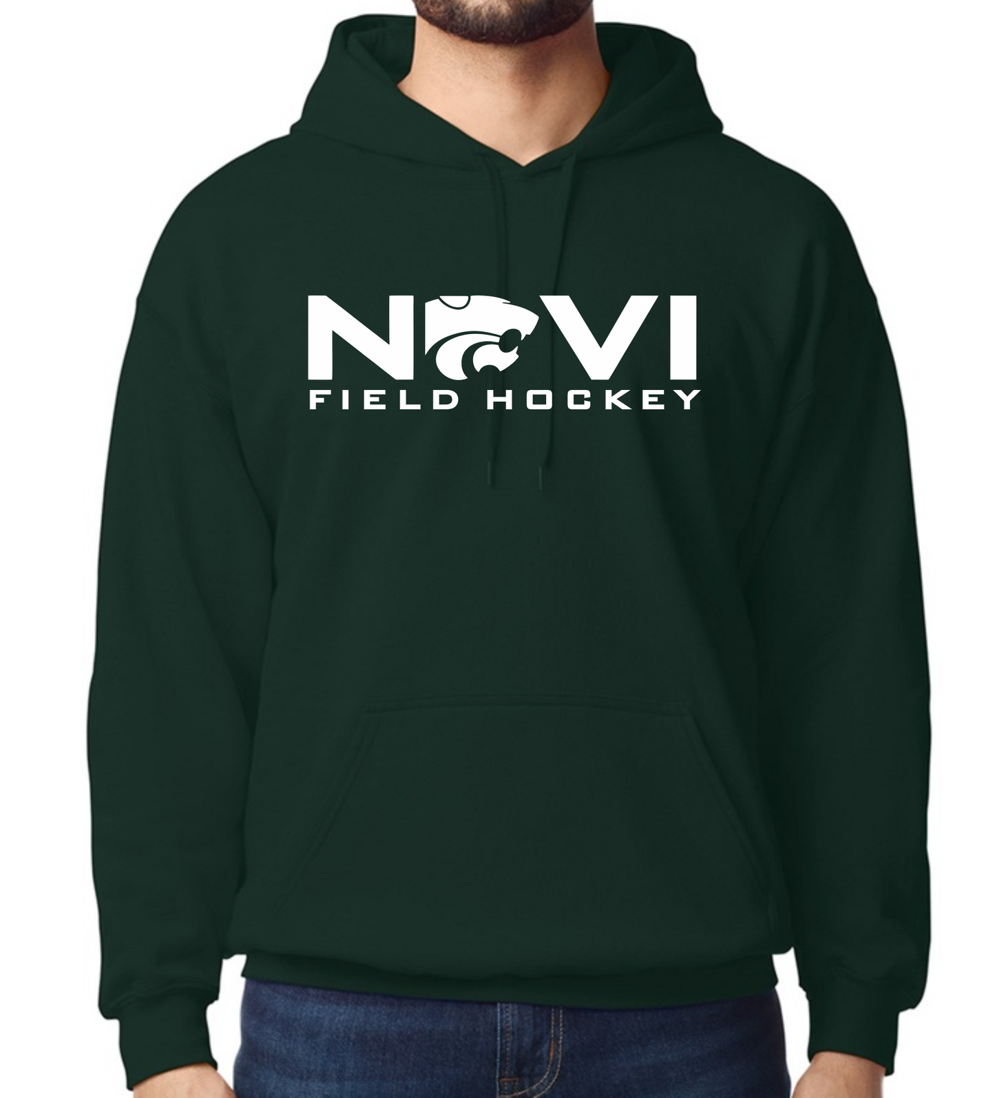 Novi Field Hockey, Gildan Softstyle Hooded Sweatshirt, Logo 2