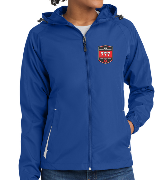 Troop 777-Sport-Tek® Women's Colorblock Hooded Raglan Jacket