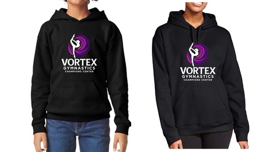 Vortex Gymnastics Center, Hooded Sweatshirt, Youth and Adult