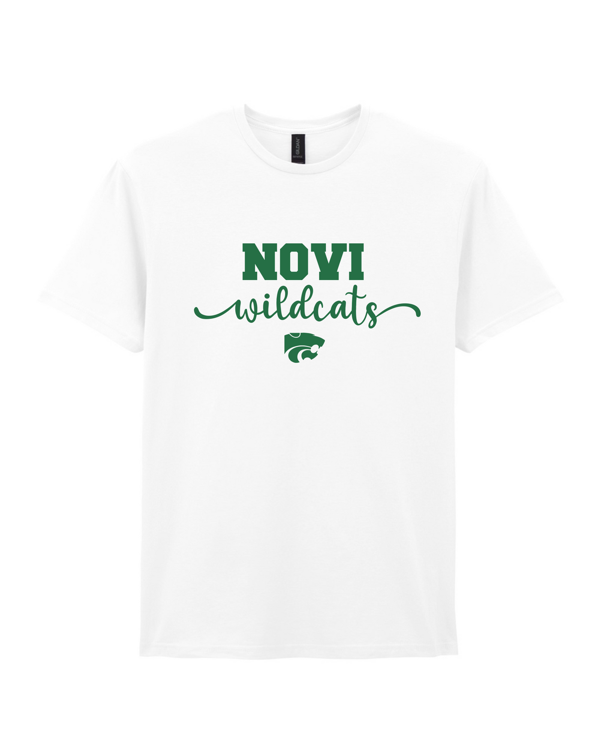 Novi Athletic Boosters Sprit Wear Sale, NOVI Wildcats Script T-Shirt