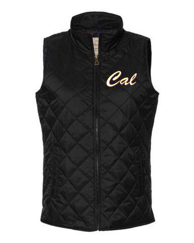 Kettle Lake Cal Logo, Ladies Quilted Vest