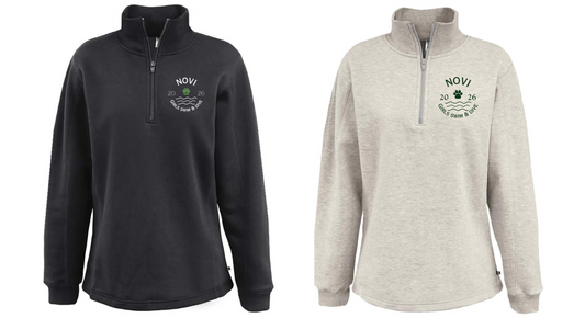 Novi Girls Swim & Dive- Classic 1/4 zip, Women's Fit
