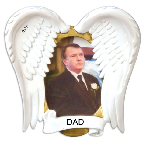 Angel Photo Frame Personalized Christmas Ornament