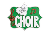 Choir- Personalized Christmas Ornament