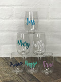 Personalized Govino Shatterproof Wine Glasses