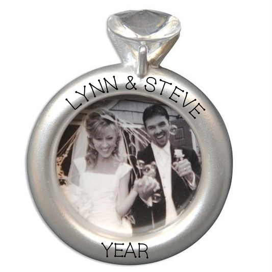 Wedding Ring Frame Ornament