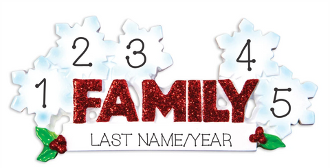 Word Family- 5 snowflakes