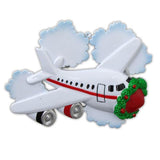 Airplane, Pilot, Jetliner- Personalized Ornament- Personalized Ornament