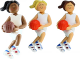 Basketball player, Female- personalized ornament