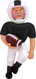 Football Player Black Uniform- Personalized Ornament