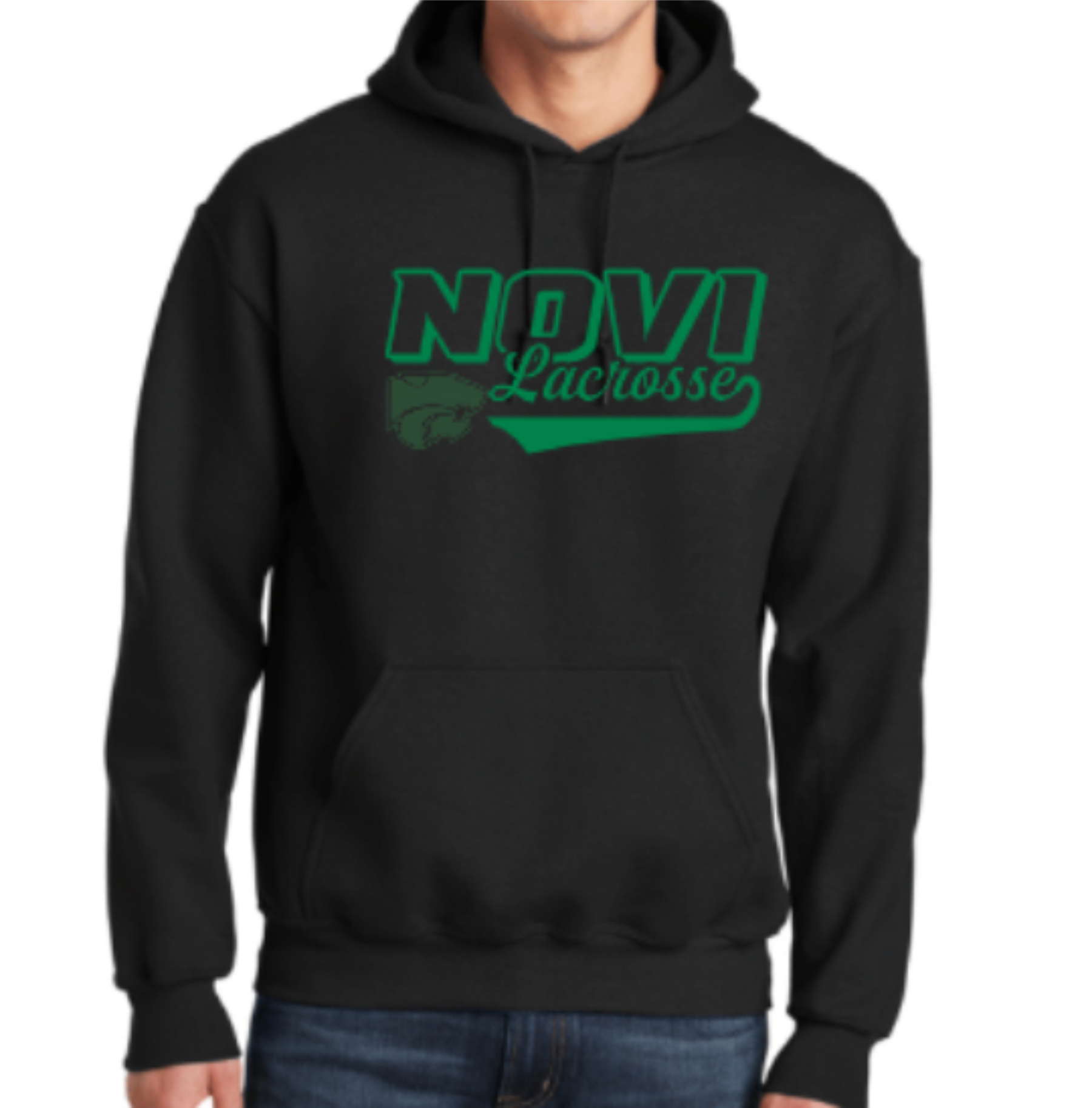 Novi Lacrosse Hooded Sweatshirt, Logo 2