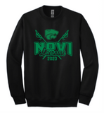 Novi Lacrosse Crew Neck Sweatshirt, Logo 1