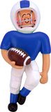 Football Player Blue Uniform- Personalized Ornament