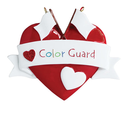 Color Guard- Personalized Christmas Ornament