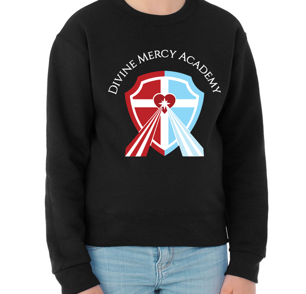 Divine Mercy Academy, Crew Neck Sweatshirt, Adult