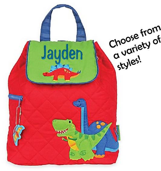 Quilted Backpacks for toddler boys