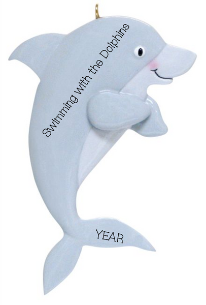 Dolphin Personalized Christmas Ornament