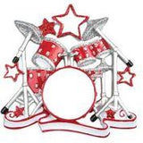 Drum Set- Personalized Christmas Ornament