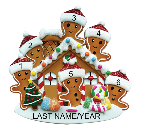 Gingerbread - Family of 6