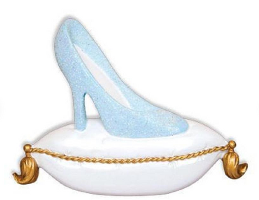 Glass Slipper, Personalized Christmas Ornament