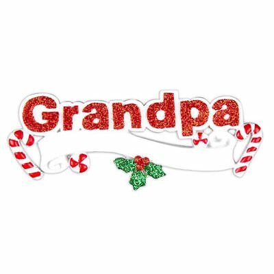 Grandpa, Sparkle Ornament