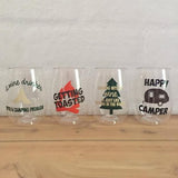 Happy Camper shatterproof Govino Wine Glasses (set of 4)