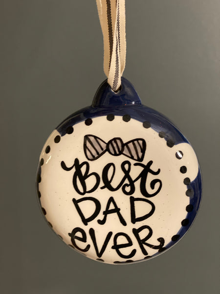 Best Dad Ever Bulb-Personalized Ornament
