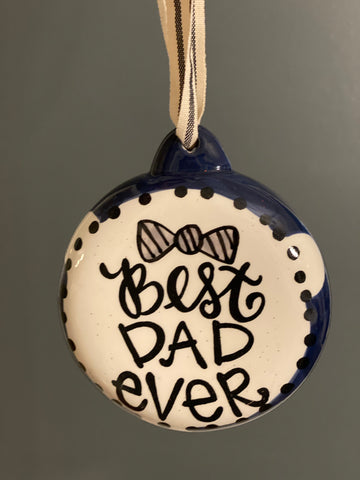 Best Dad Ever Bulb-Personalized Ornament
