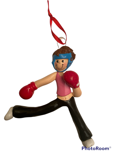 Kickboxing- Personalized Ornament