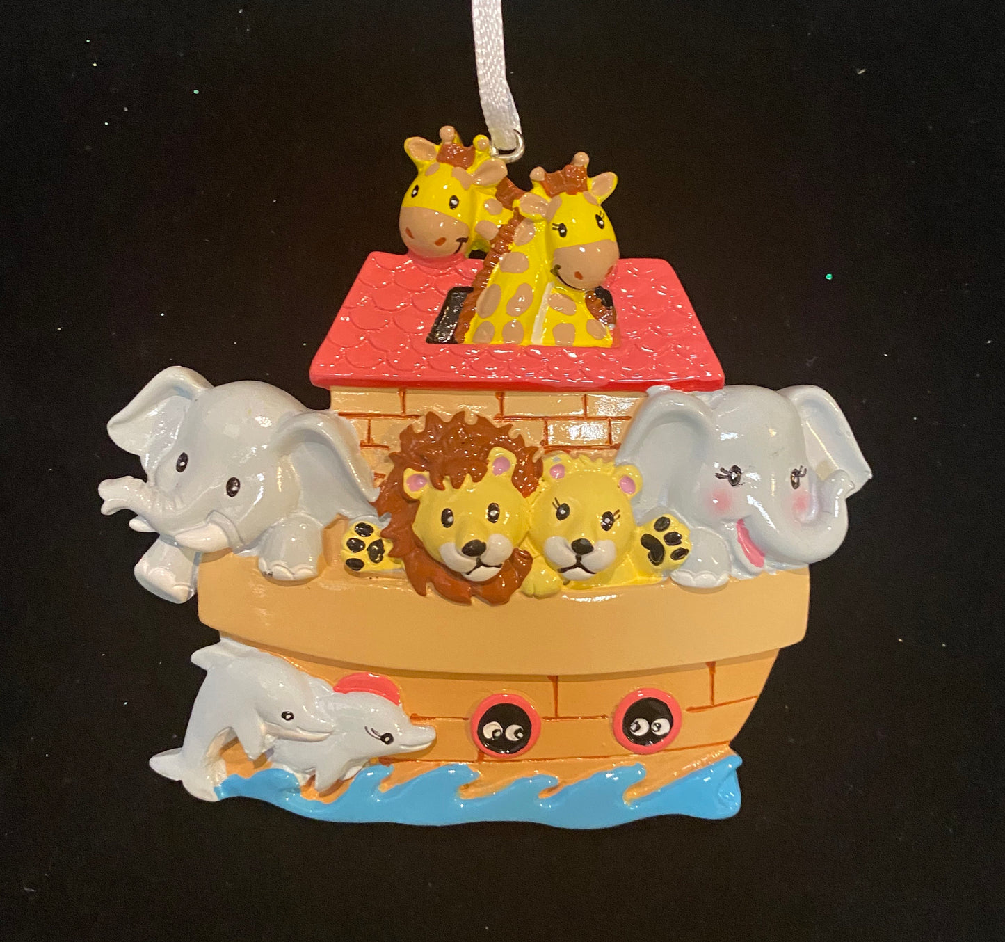 Noah's Ark, personalized Christmas Ornament