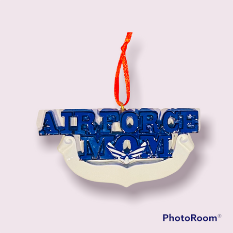 Air Force Mom, Personalized Christmas Ornament