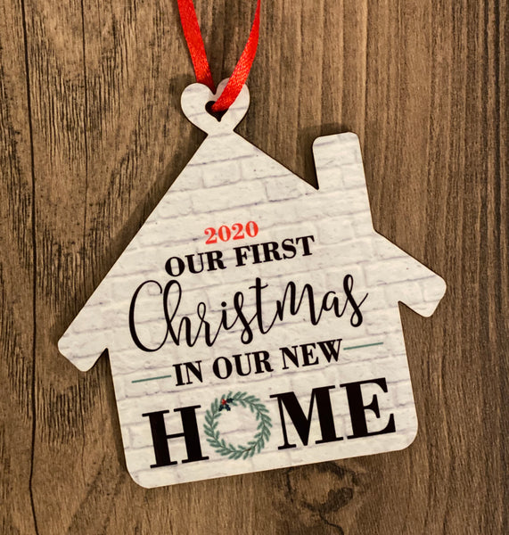 House shaped new home - Personalized Ornament