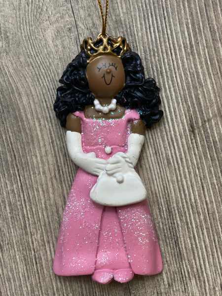 Princess Personalized Christmas Ornament